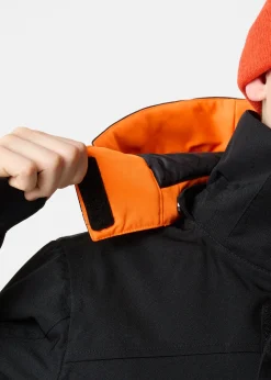 Discount Swedemount St. Anton Jacket JR Black/Orange