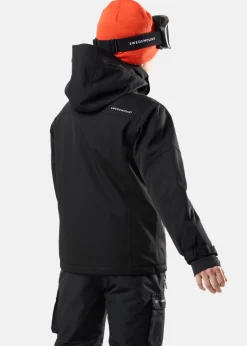 Discount Swedemount St. Anton Jacket JR Black/Orange