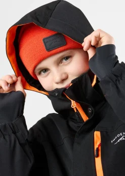 Discount Swedemount St. Anton Jacket JR Black/Orange