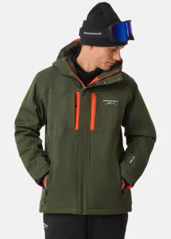 Online Swedemount St. Anton Jacket SR Dk. Olive Green/Burned Orange