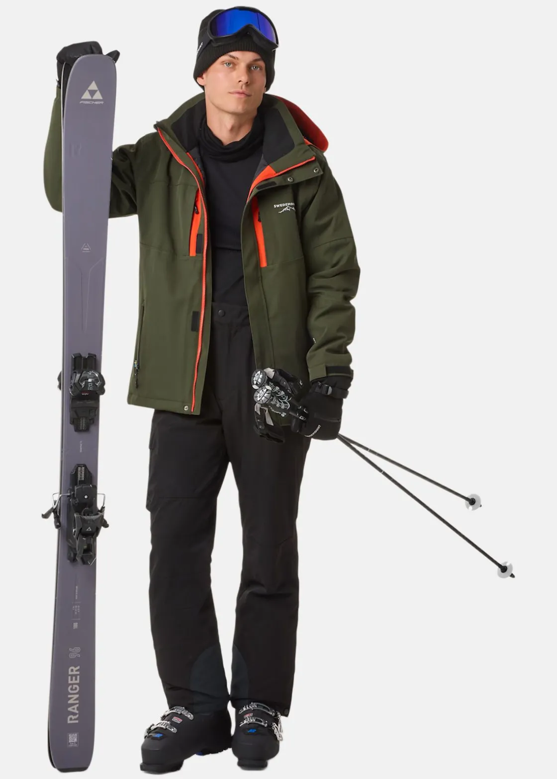 Online Swedemount St. Anton Jacket SR Dk. Olive Green/Burned Orange