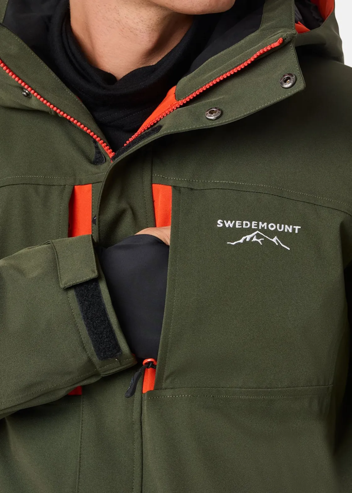 Online Swedemount St. Anton Jacket SR Dk. Olive Green/Burned Orange