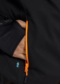 Clearance Swedemount St. Anton Jacket SR Black/Orange