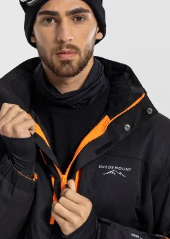 Clearance Swedemount St. Anton Jacket SR Black/Orange