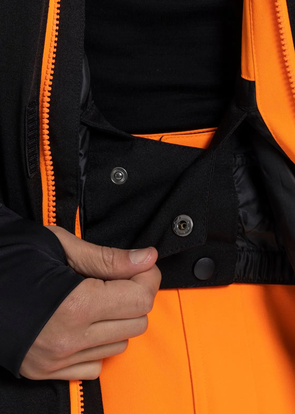 Clearance Swedemount St. Anton Jacket SR Black/Orange