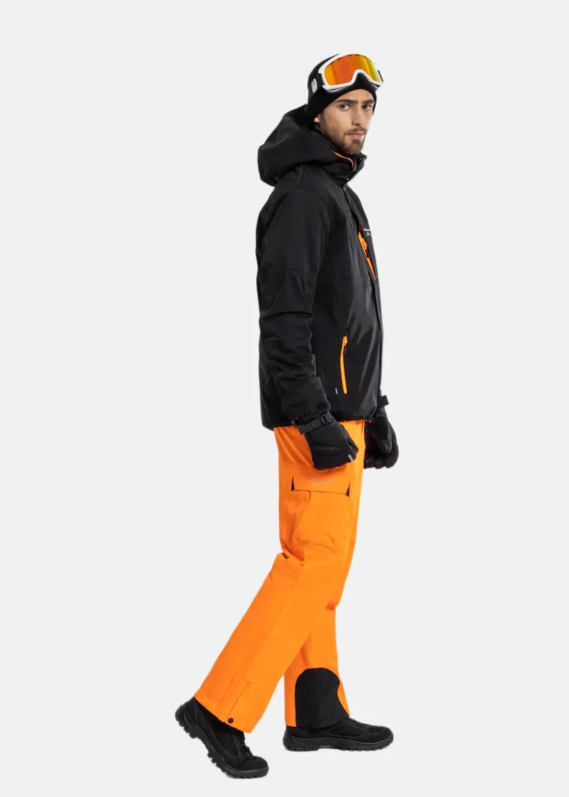 Clearance Swedemount St. Anton Jacket SR Black/Orange