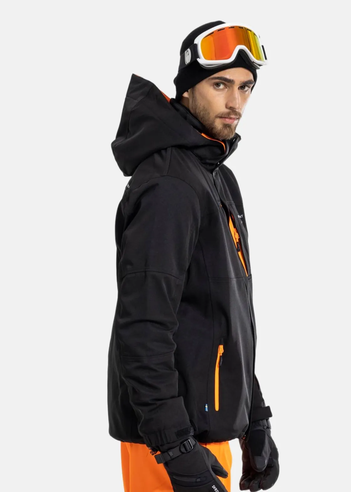 Clearance Swedemount St. Anton Jacket SR Black/Orange