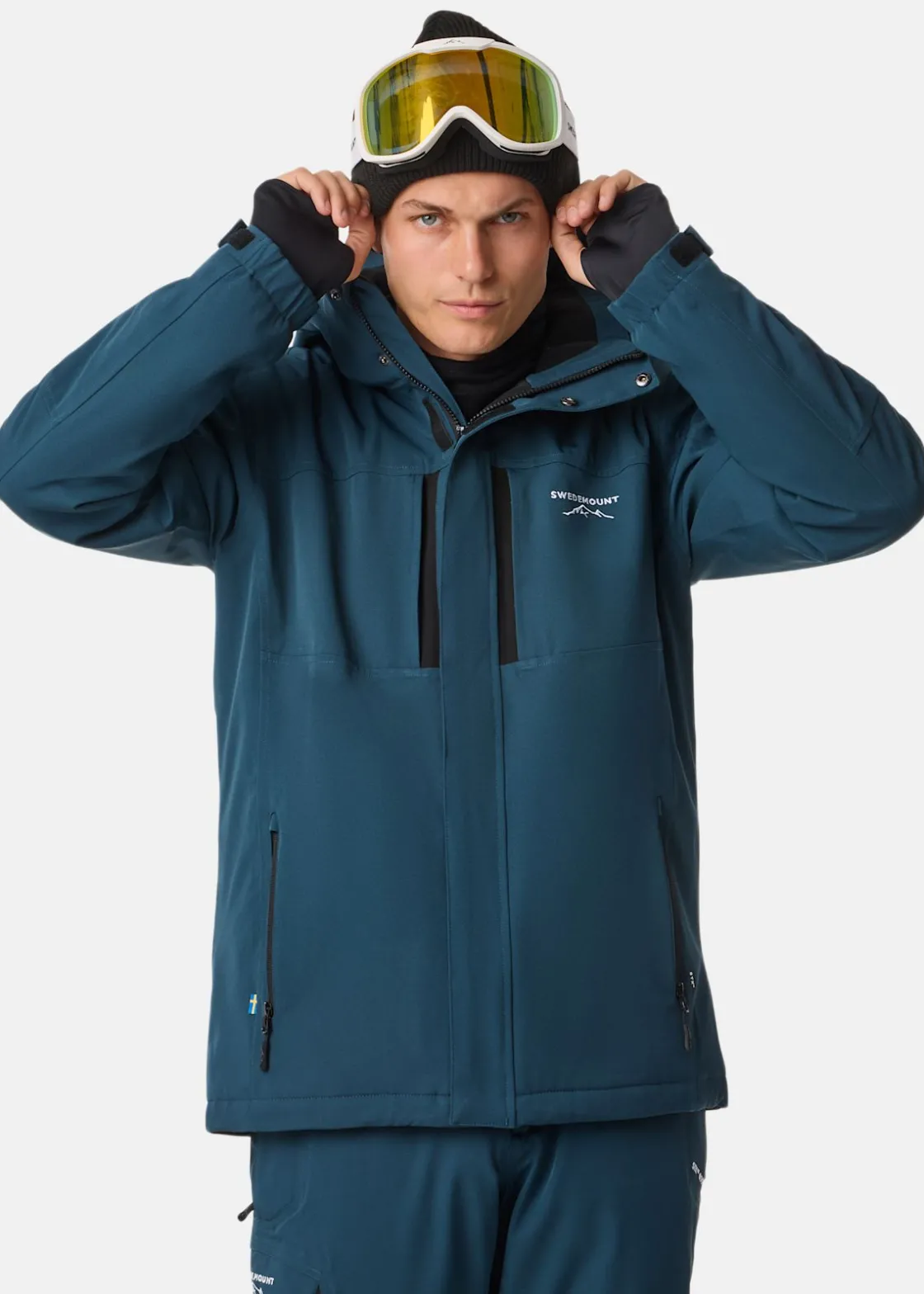Discount Swedemount St. Anton Jacket SR Dk. Steel Green/Black