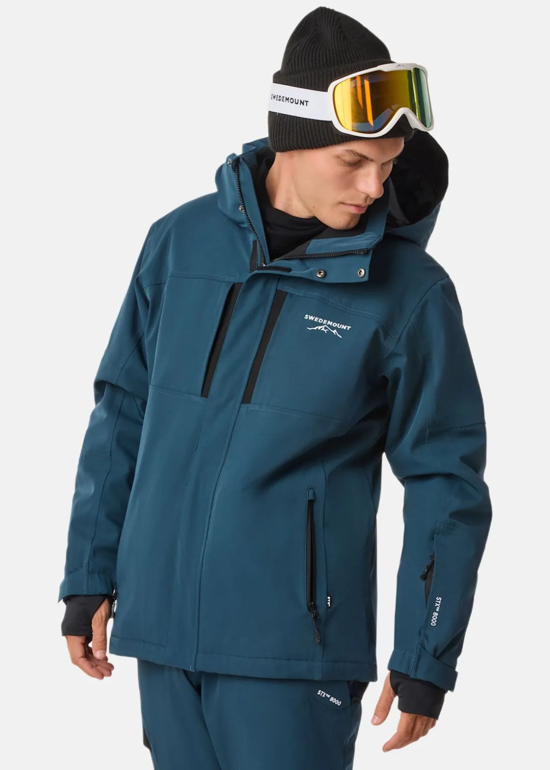 Discount Swedemount St. Anton Jacket SR Dk. Steel Green/Black