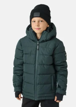 New Swedemount St. Anton Puffer Ski Jacket JR Cedar Green/Black