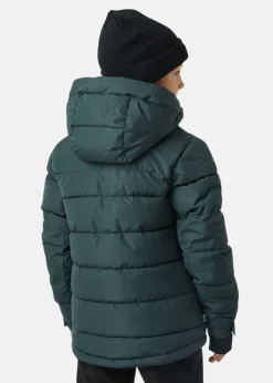 New Swedemount St. Anton Puffer Ski Jacket JR Cedar Green/Black