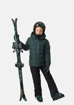 New Swedemount St. Anton Puffer Ski Jacket JR Cedar Green/Black