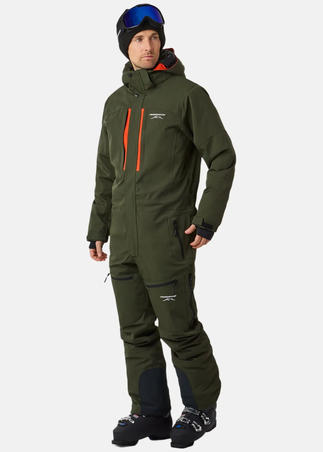 Online Swedemount St. Anton Skisuit Dk. Olive Green/Burned Orange