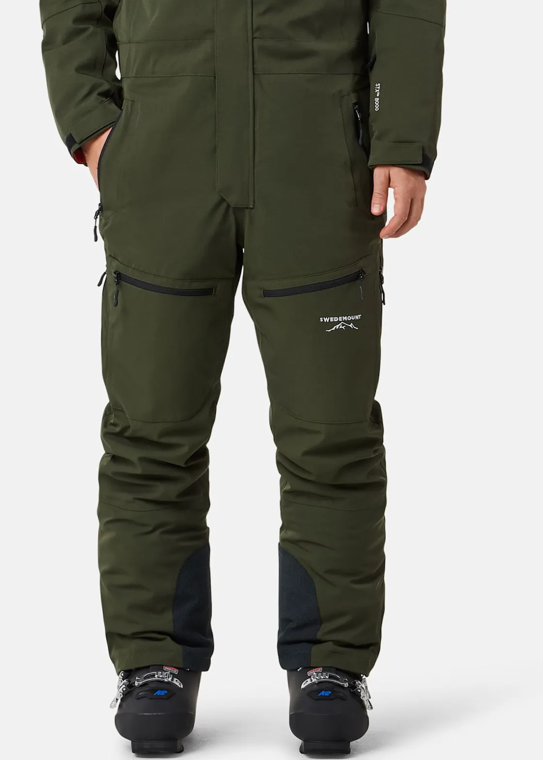 Online Swedemount St. Anton Skisuit Dk. Olive Green/Burned Orange