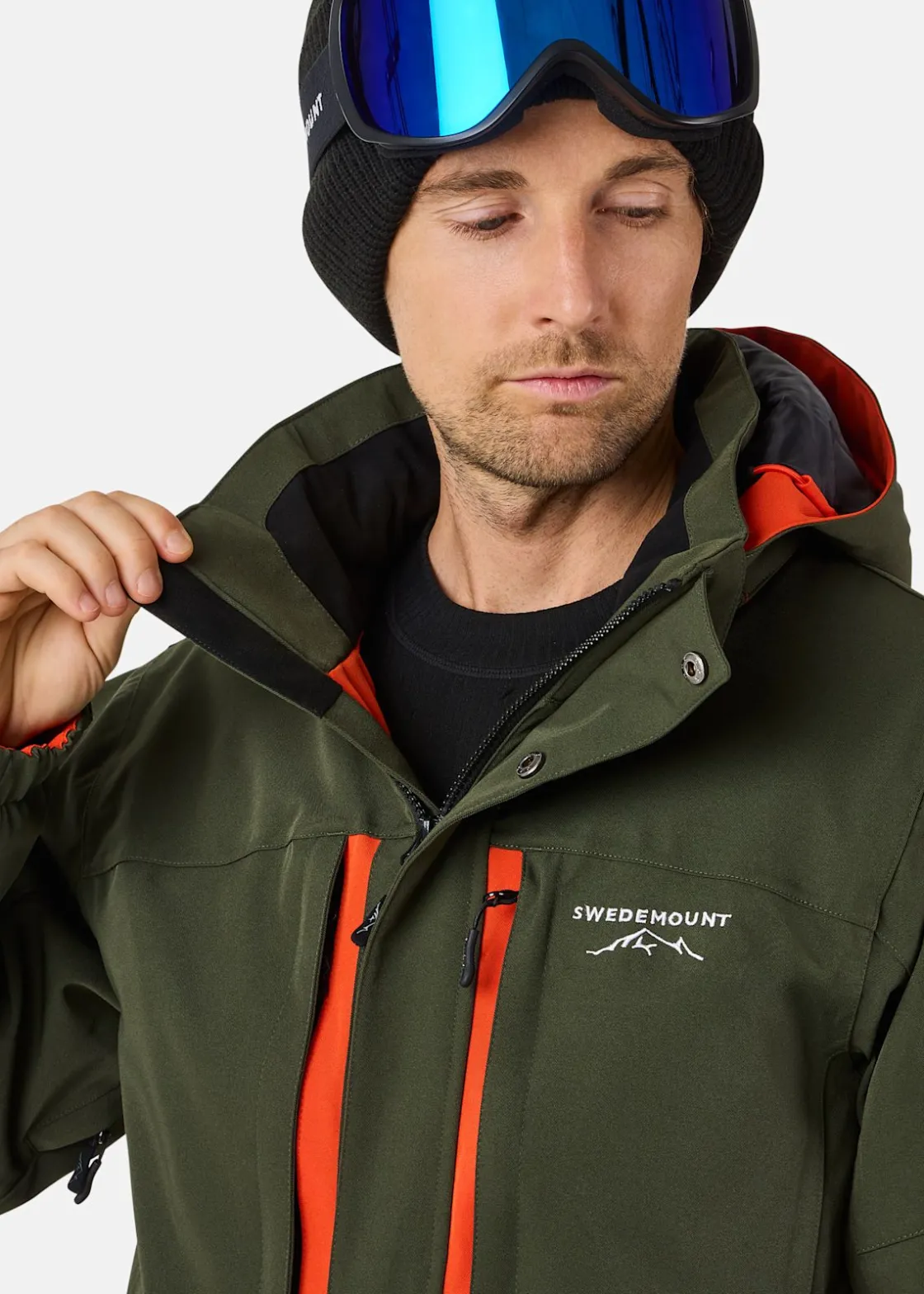 Online Swedemount St. Anton Skisuit Dk. Olive Green/Burned Orange