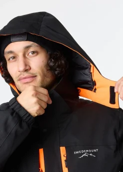 Best Swedemount St. Anton Skisuit Black/Orange