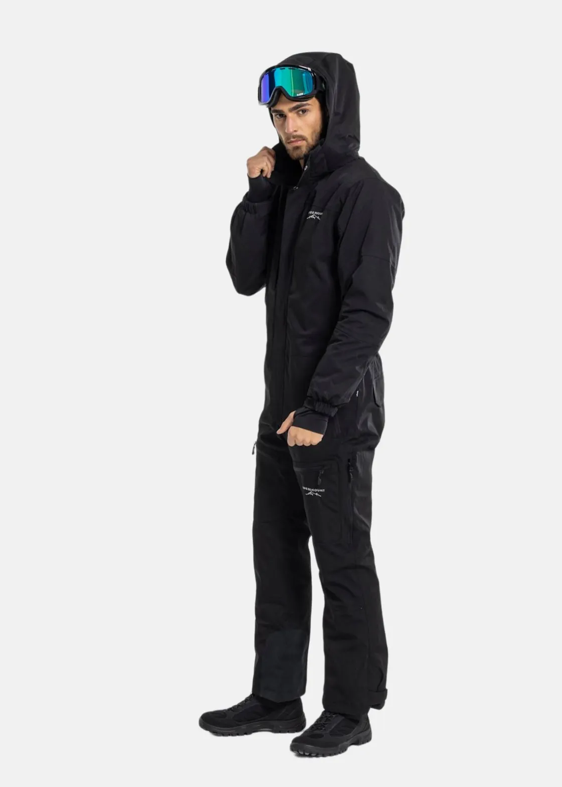 Sale Swedemount St. Anton Skisuit Black/Black