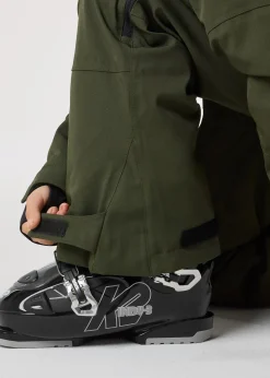 Swedemount St. Anton Skisuit JR Dk. Olive Green/Burned Orange