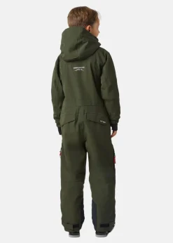 Swedemount St. Anton Skisuit JR Dk. Olive Green/Burned Orange