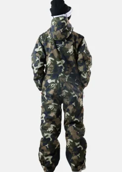 New Swedemount St. Anton Skisuit JR Green Camouflage/Black