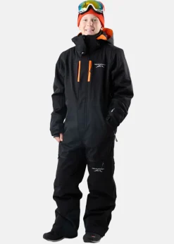 Clearance Swedemount St. Anton Skisuit JR Black/Orange