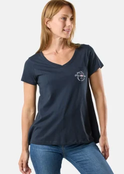 Outlet Saint Vincent St Tropez Tee W Navy