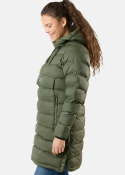 New Swedemount Östersund Down Anorak Long W Olive/Olive