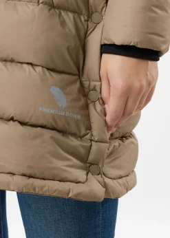 Hot Swedemount Östersund Down Anorak Long W Cappuccino/Cappuccino