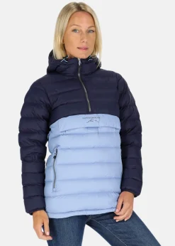 Discount Swedemount Östersund Down Anorak W Dk.Navy/Dusty Blue