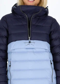 Discount Swedemount Östersund Down Anorak W Dk.Navy/Dusty Blue