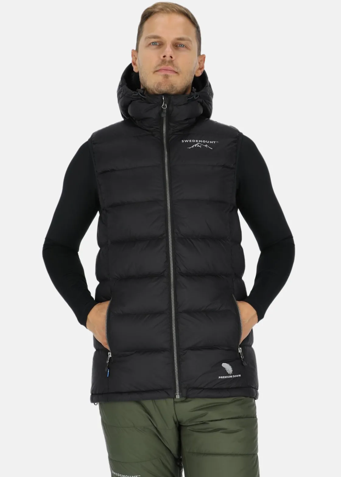 New Swedemount Östersund Down Vest Black/Carbon Black