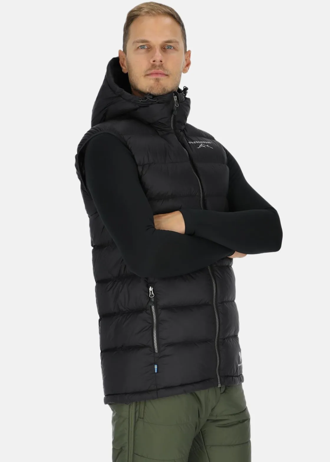 New Swedemount Östersund Down Vest Black/Carbon Black
