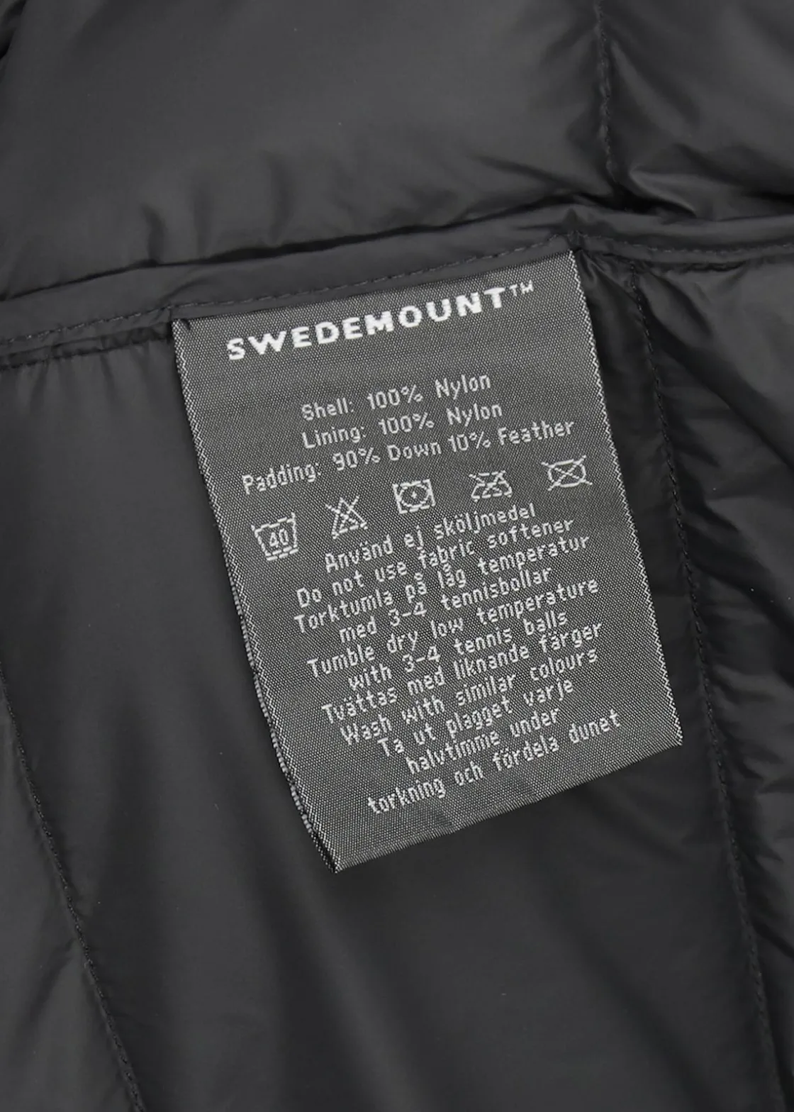 New Swedemount Östersund Down Vest Black/Carbon Black