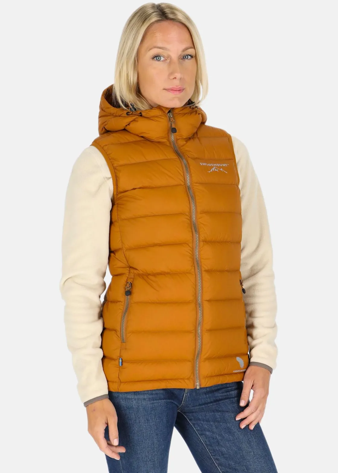 Hot Swedemount Östersund Down Vest W Almond