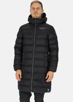 New Swedemount Östersund Long Down Coat Black/Carbon Black