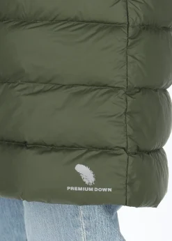 Discount Swedemount Östersund Long Down Coat Olive/Black