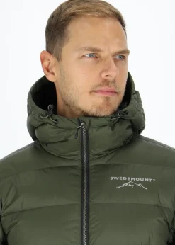 Discount Swedemount Östersund Long Down Coat Olive/Black