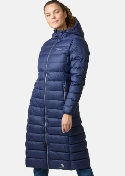 Swedemount Östersund Long Down Coat W Dk. Navy/Dk. Navy