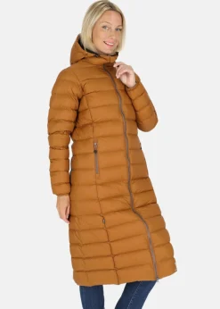 Sale Swedemount Östersund Long Down Coat W Almond/Black