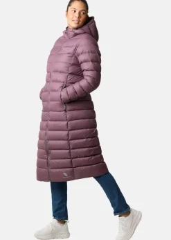 Hot Swedemount Östersund Long Down Coat W Dk. Mauve