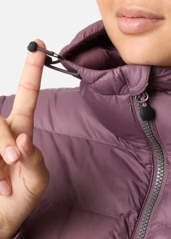Hot Swedemount Östersund Long Down Coat W Dk. Mauve