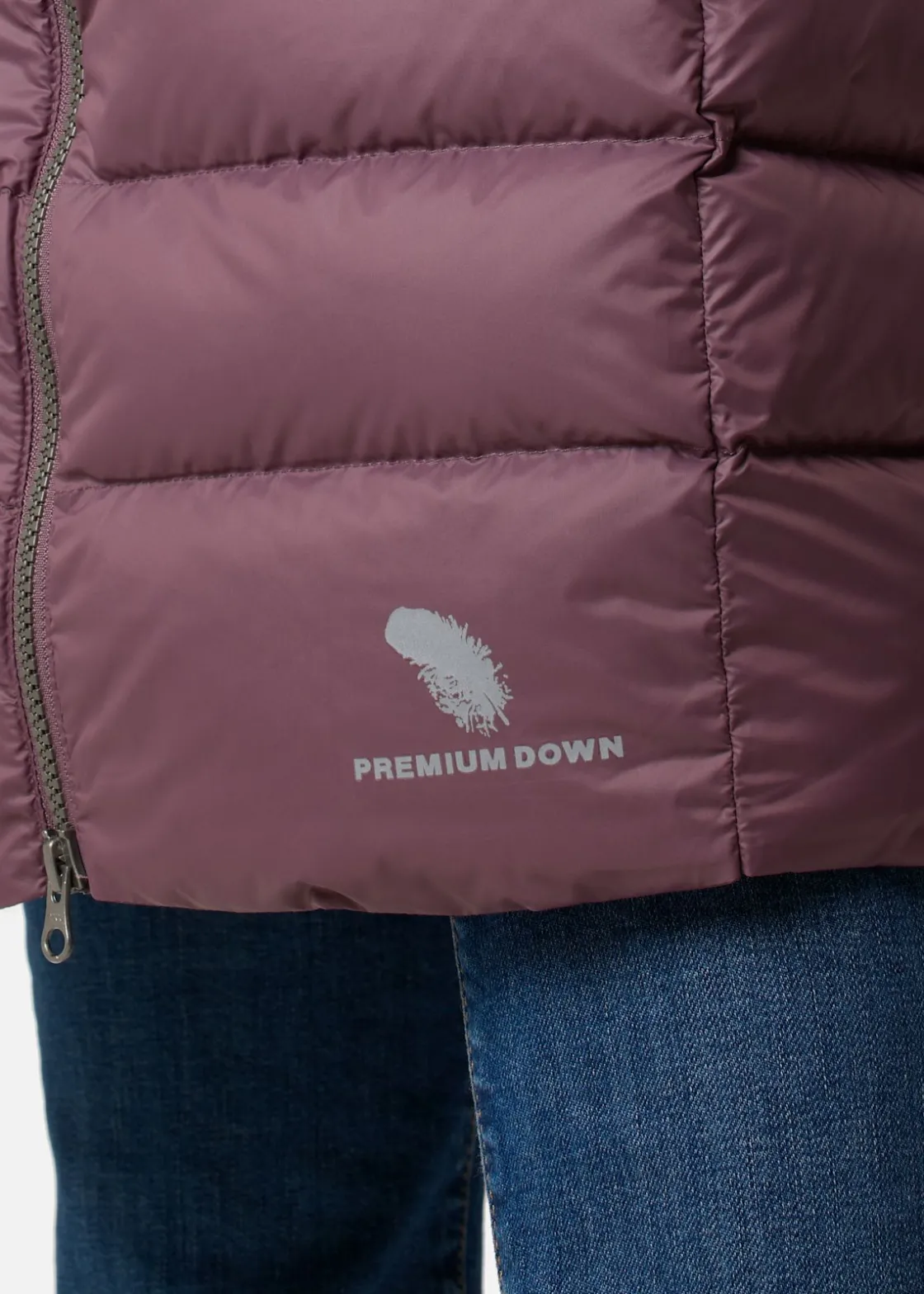 Hot Swedemount Östersund Long Down Coat W Dk. Mauve