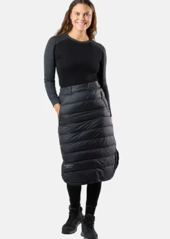 Discount Swedemount Östersund Long Down Skirt W Black/Carbon Black