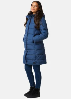 New X-trail Stockholm Coat W Steel Blue