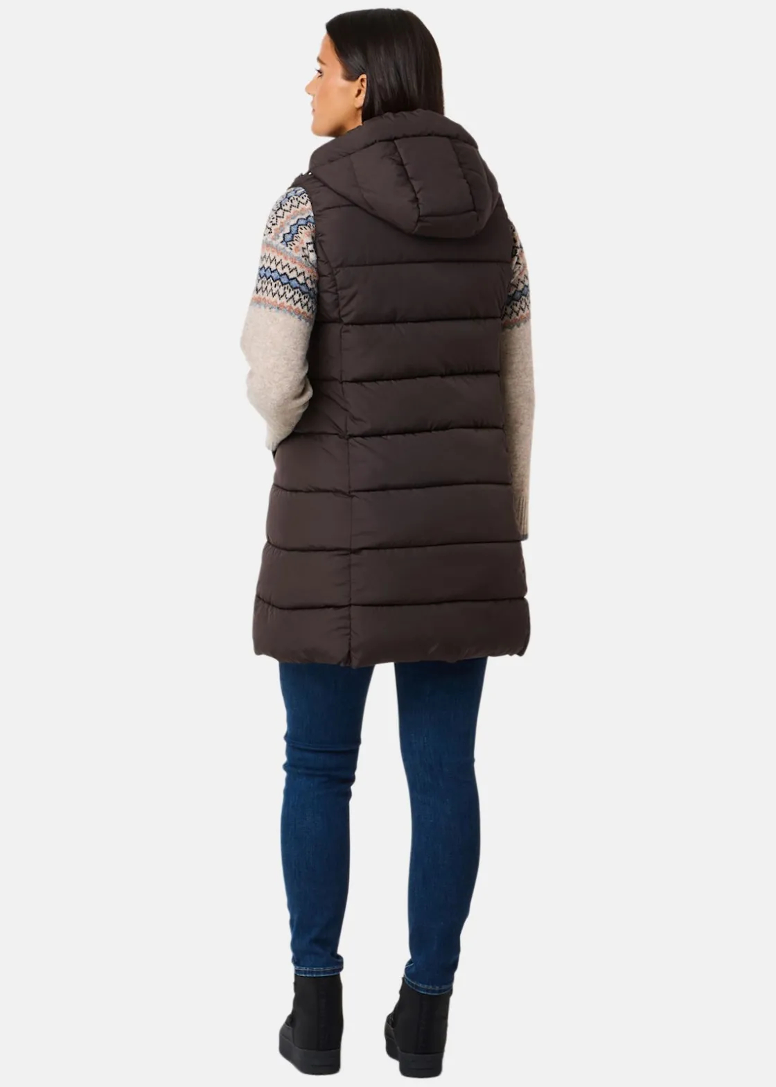 Discount X-trail Stockholm Vest W Dark Brown