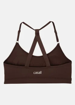 Outlet Casall Strappy Sports Bra Powerful Brown
