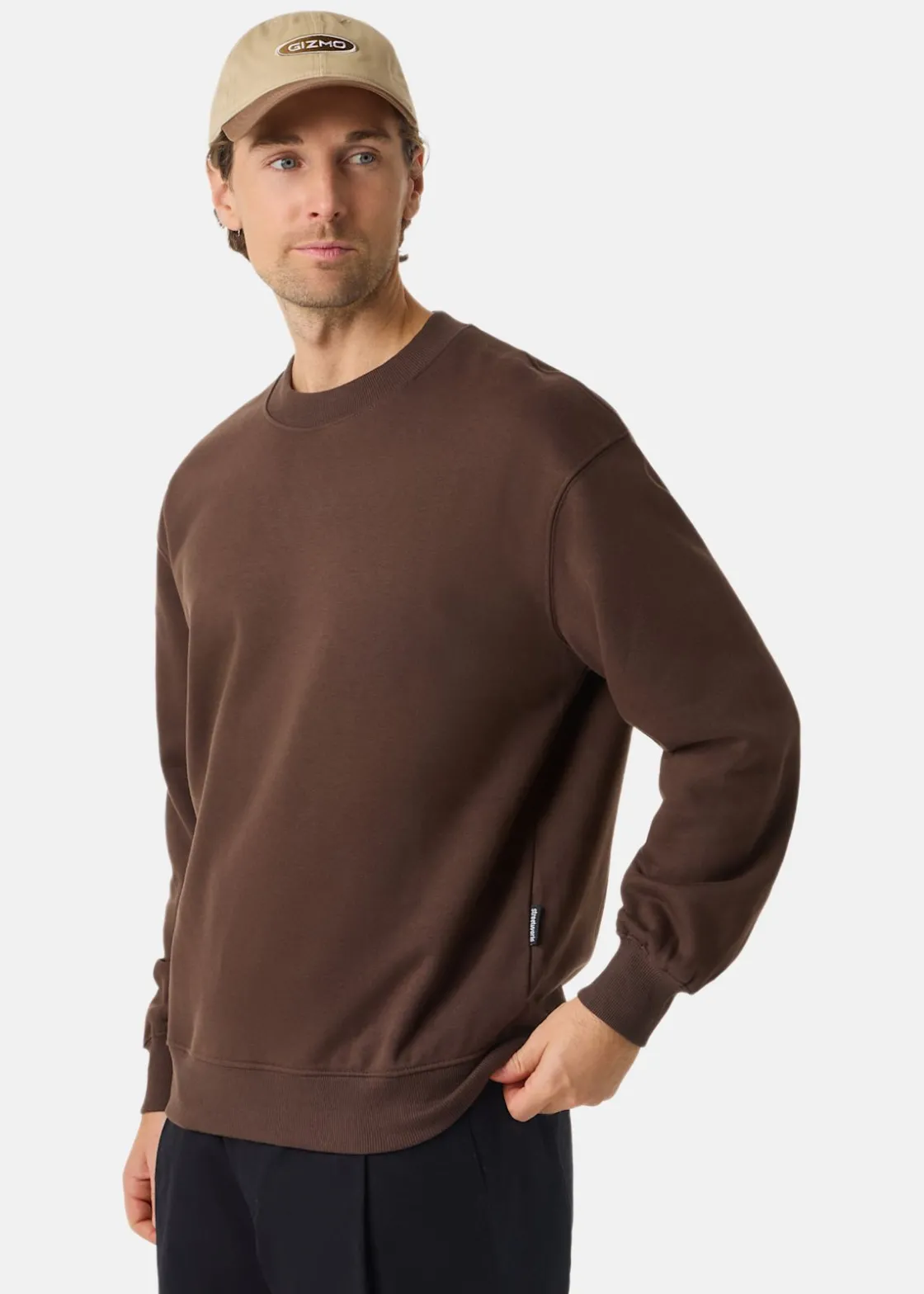 Streetworld Classic Crewneck Brown