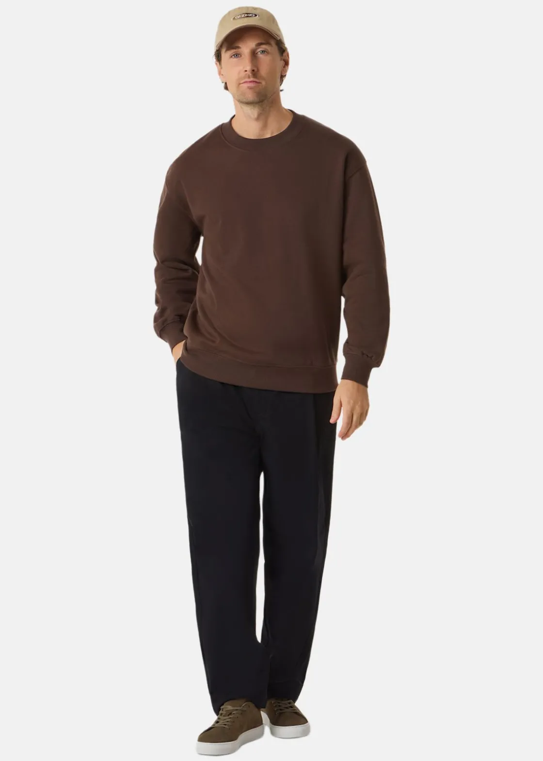 Streetworld Classic Crewneck Brown