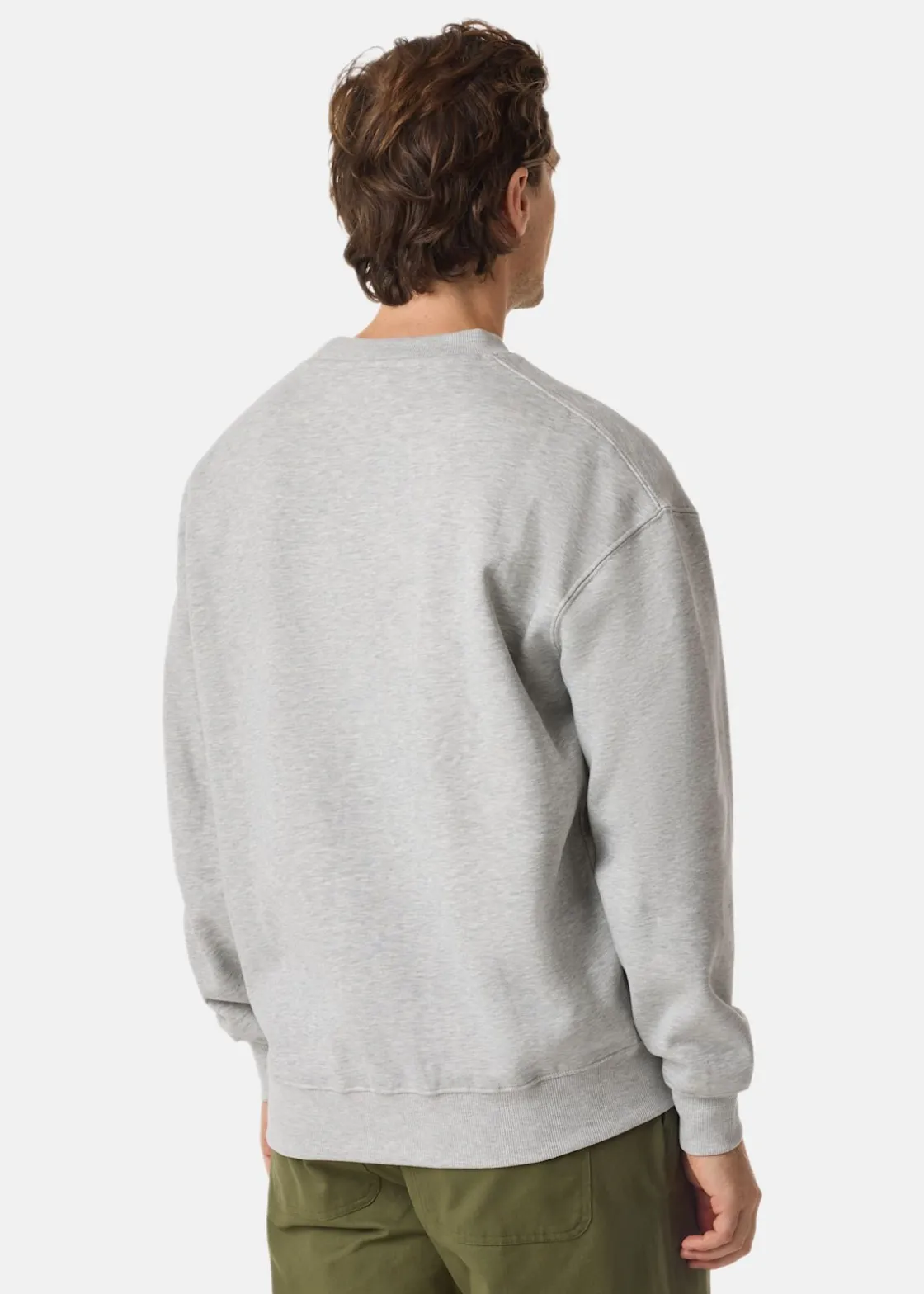 Online Streetworld Classic Crewneck L Grey Mel