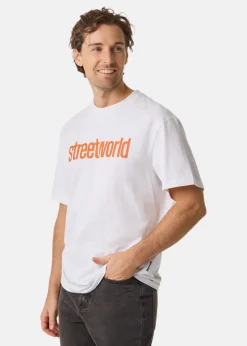 Hot Streetworld Classic Tee Logo Bright White